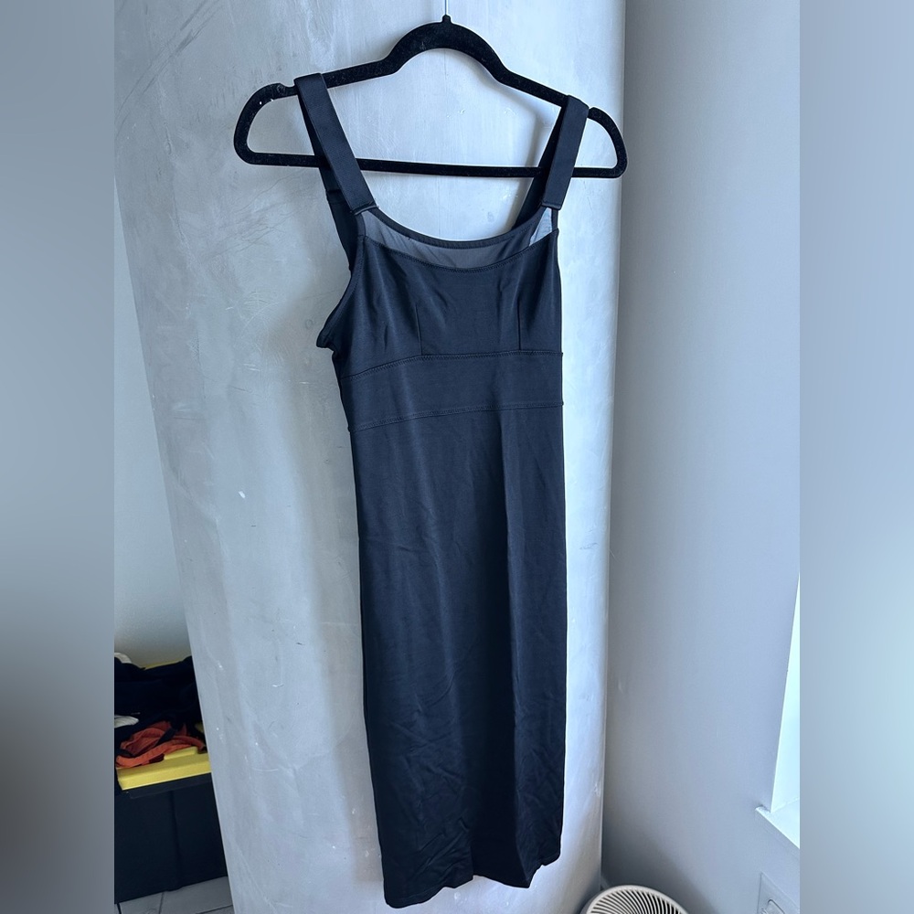 Zara Black Mesh Detail Dress